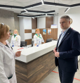 Глава Октябрьского района Антон Тарасов побывал в ГБУЗ РКПЦ Минздрава РБ