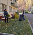 Мы на субботнике по благоустройству территорий