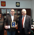Награждение нагрудным знаком «35 лет аварии на ЧАЭС»
