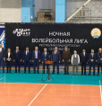 17 ноября 2022 года сотрудники Республиканского клинического психотерапевтического центра приняли участие в открытие турнира ночной волейбольной лиги 