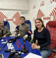 Наталья Рифовна Тулбаева в программе «В рабочий полдень» на радио «Маяк».