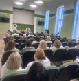 В конференц-зале Республиканского психотерапевтического центра прошел праздничный концерт, посвященный Дню защитника Отечества и Международному женскому дню — 8 марта