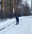 Уборка снега на прилегающей территории