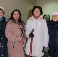 Ирина Слуцкая провела мастер-класс по скандинавской ходьбе 