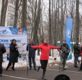 Ирина Слуцкая провела мастер-класс по скандинавской ходьбе 