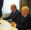 Рустэм Хамитов встретился с руководителем рабочей группы по профилактике суицидов при Правительстве России Борисом Положим